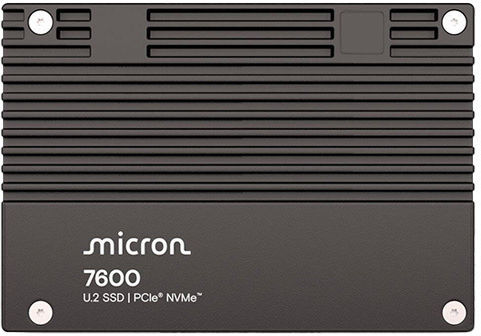 Micron 7600 Pro SSD 1.9TB U.2 Type with PCI Express 5.0 Connection