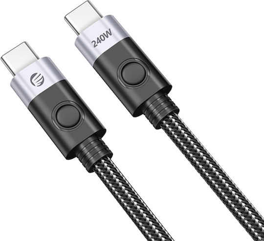 Orico USB 4 Video Cable USB-C male - USB-C 240W PD Μαύρο 1.5m CC240-40-15-BK-BP