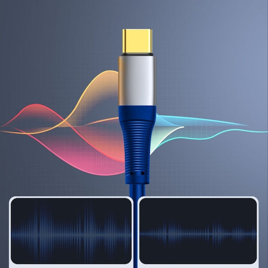 Orico Cable USB-C male - 3.5mm Μπλε 0.2m AXC-02