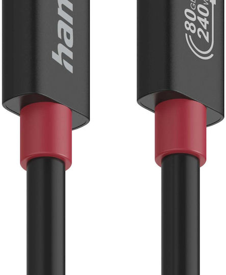 Cablu Hama Tip C 1 M 240 Watt Negru 200799
