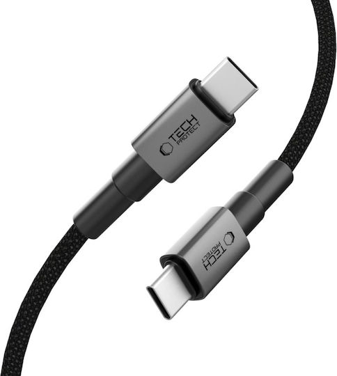 Tech-Protect Ultraboost Dna Cable USB-C Male - USB-C 60W PD Grey 1m 186105-uniw