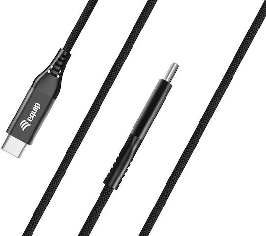 Equip USB 4 Video Cable USB-C male - USB-C 240W PD Μαύρο 1.2m 128389