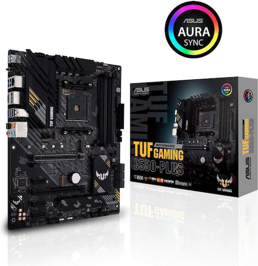 Asus TUF Gaming B550-Plus Motherboard ATX with AMD AM4 Socket 90MB14G0-M0EAY0