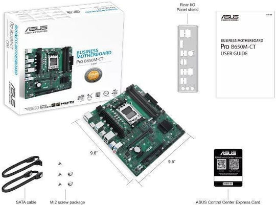 Asus Pro B650M-CT-CSM Motherboard Micro ATX with AMD AM5 Socket