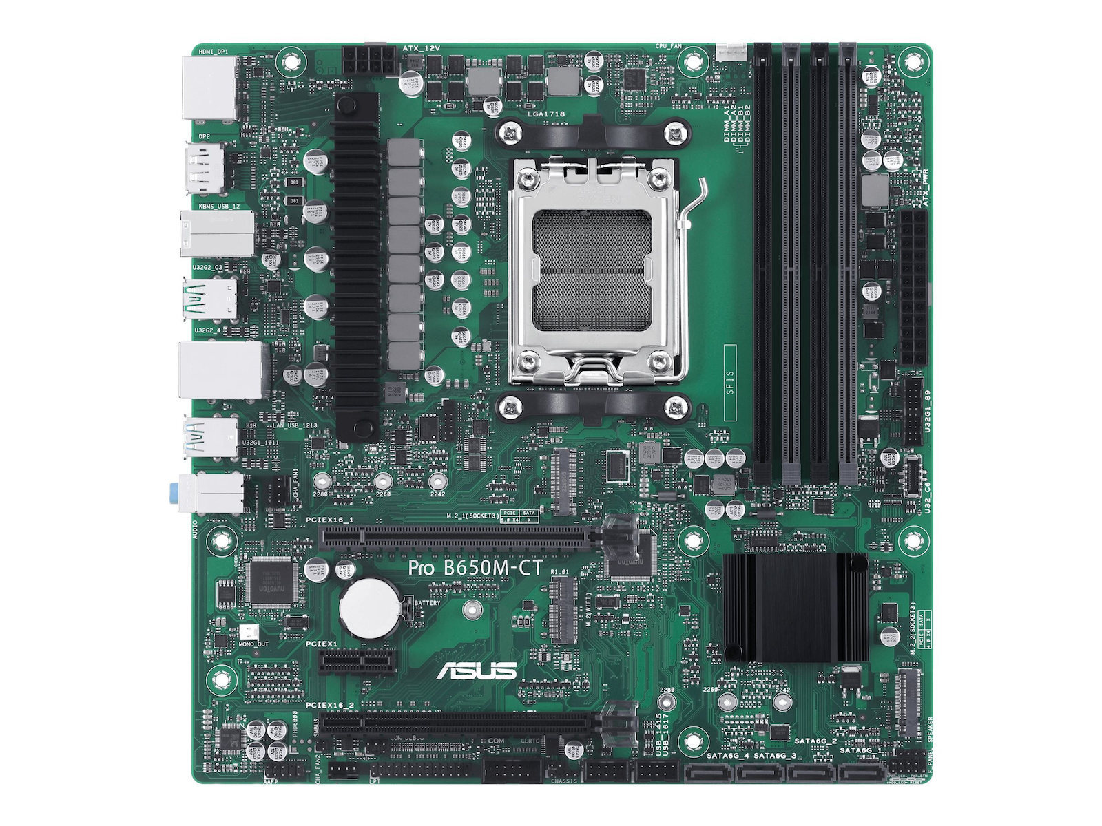 Asus Pro B650M-CT-CSM Motherboard Micro ATX με AMD AM5 Socket (90MB1EC0-M0EAYC)