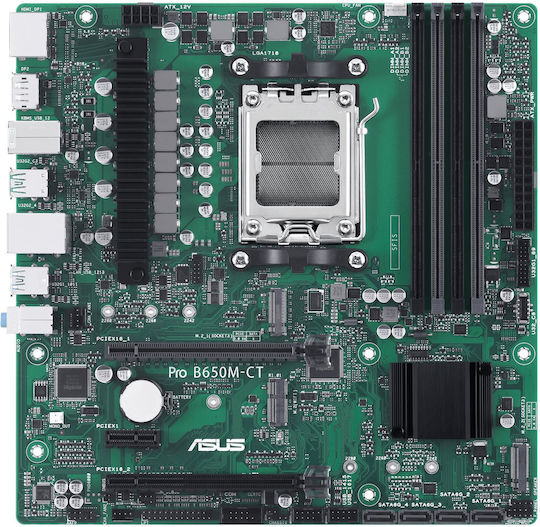 Asus Pro B650M-CT-CSM Motherboard Micro ATX with AMD AM5 Socket