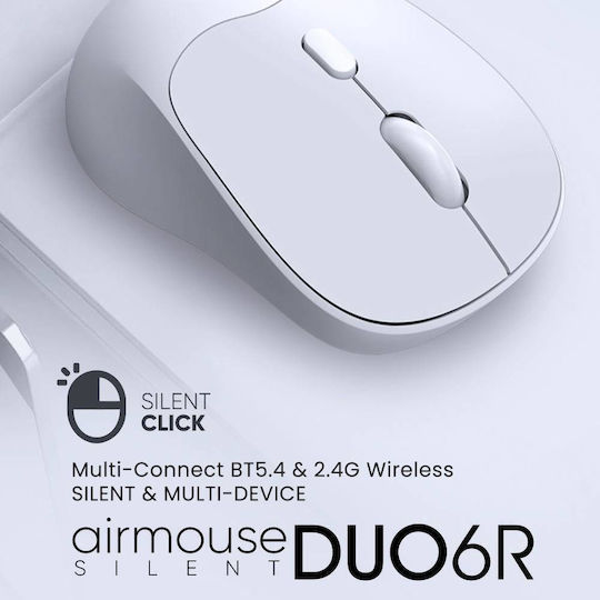 Alcatroz Airmouse Duo 6 Безжичен Bluetooth Мишка Carbon