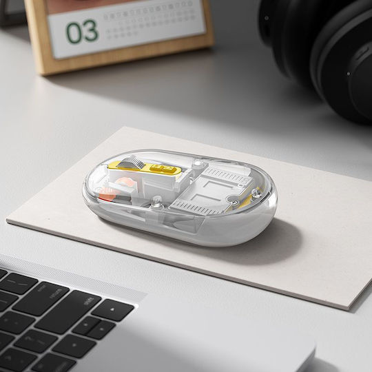 Hoco GM35 Wireless Mouse Διάφανο Λευκό