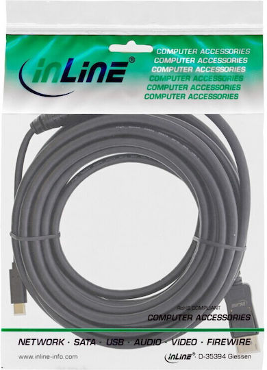 Inline Usb Tip C La Displayport 4k60hz T-t Cablu 7,5m Inline Il64127