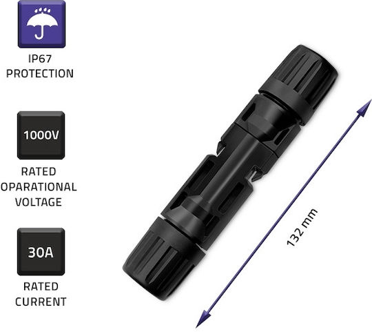 Qoltec MC4 Plug 52596 10 Pieces