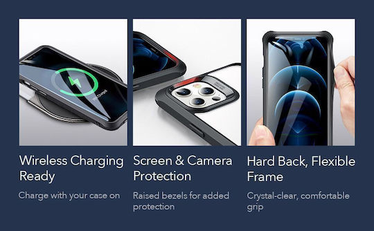 ESR Alliance 360 Full Cover Plastic Set with Glass Blue (iPhone 12 Pro Max)