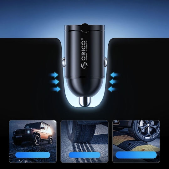 Orico Miniring 30w 2x Usb-c Car Charger Black Mr-30-2c Orico-mr-30-2c-bk-ep-hu
