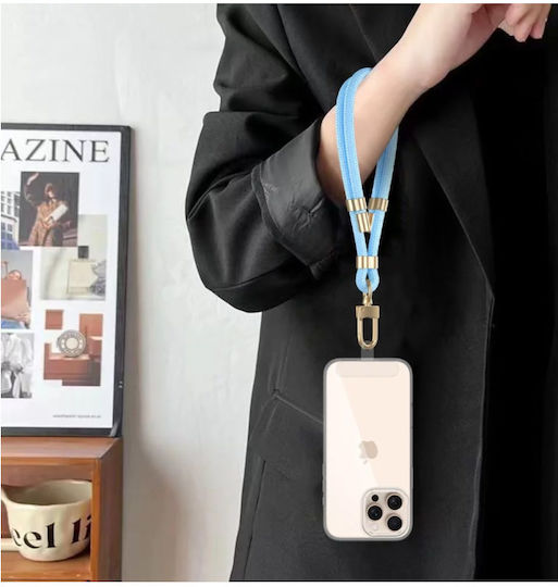 Tech-Protect Rope Wrist Strap for Mobile Phones Blue