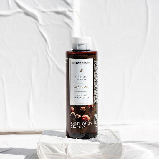 Korres Argan Oil Шампоан за Хидратация и Запазване на Цвета за Оцветени Коса 250ml