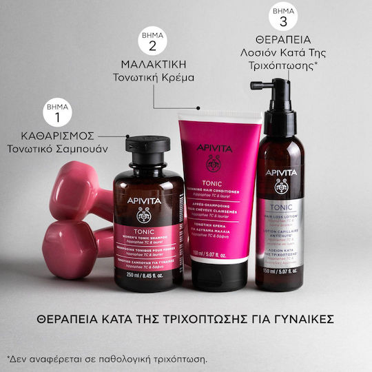 Apivita Tonic Σαμπουάν κατά της Τριχόπτωσης για Όλους τους Τύπους Μαλλιών 250ml