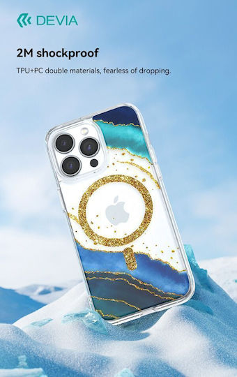 Devia Series Back Cover Blue (iPhone 15 Pro)