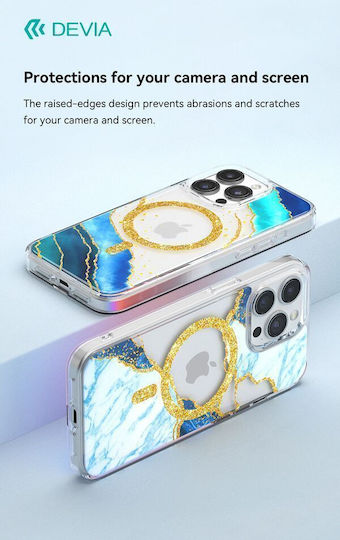 Devia Series Back Cover Blue (iPhone 15 Pro)