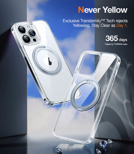 Torras Back Cover Silicone Transparent (iPhone 15 Pro)