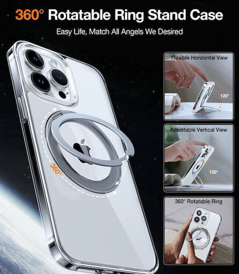 Torras Back Cover Silicone Transparent (iPhone 15 Pro)