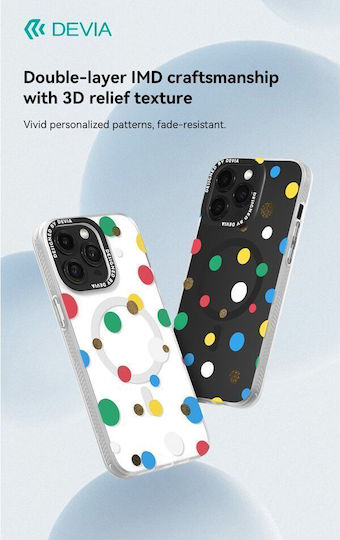 Devia Series Back Cover Μαγνητικό Λευκό (iPhone 15 Pro)