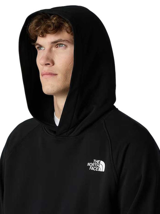 Raglan Box Суитшърт с Качулка Tnf black