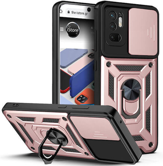 Orso Combo Kickstand Slide Back Cover Μαύρο (Xiaomi Redmi 12 5G)