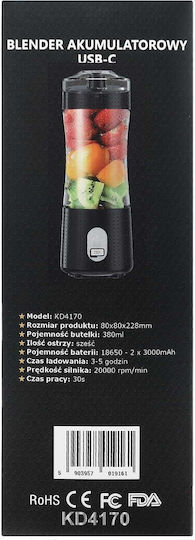 Kraft & Dele Blender cu cană din plastic 380 ml KD4170