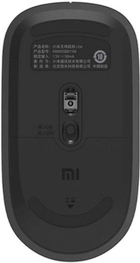 Xiaomi Mi Lite Ασύρματο Ποντίκι Μαύρο