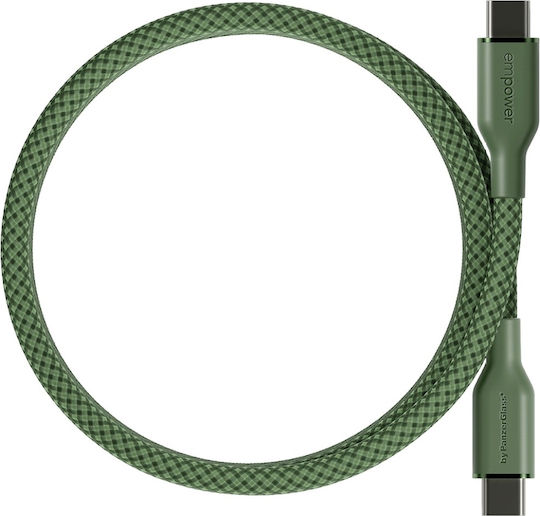 PanzerGlass Magnetisches USB Typ-C Kabel Männlich - USB-C 240W PD Grünes 1,5m EM59672