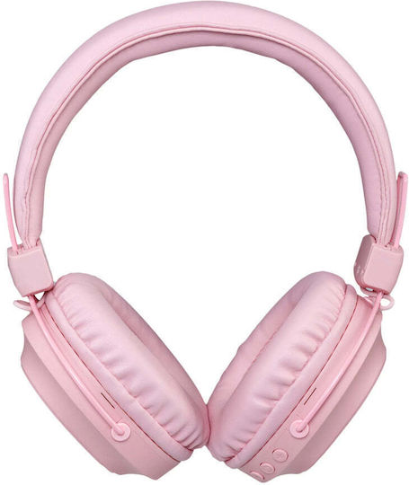 PowerLocus Louise&Mann 5 Безжични / Жични Over Ear Слушалки с 25 часа Работа Розови