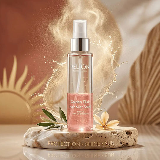 P For Pelion Golden Elixir Spray Crema De Protecție Solară Pentru Păr 100ml