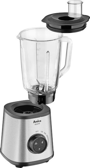 Amica Mixer mit Glas Kanäta 1,5 l 1500W Grau 1144677