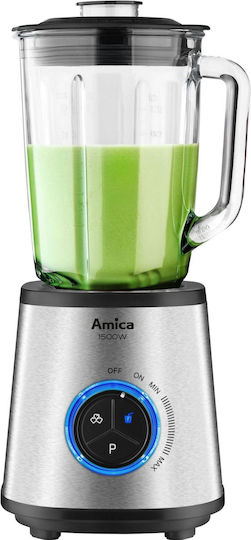 Amica Mixer mit Glas Kanäta 1,5 l 1500W Grau 1144677