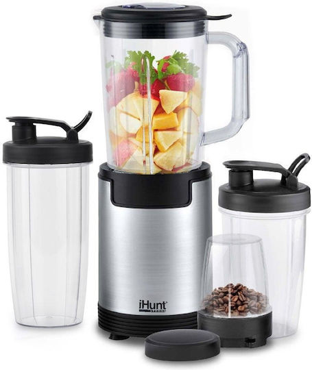 iHunt Blendere cu cană din plastic 1 l 900W argintiu