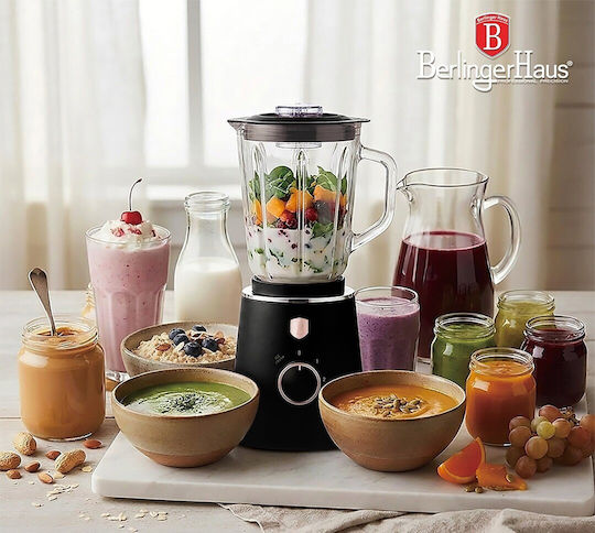 Berlinger Haus Blender cu cană din plastic 1,5 l negru BH-9821