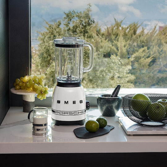 Smeg Блендер с Пластмасова Кана 1.5 lt 800W Бял BLF03PCWEU