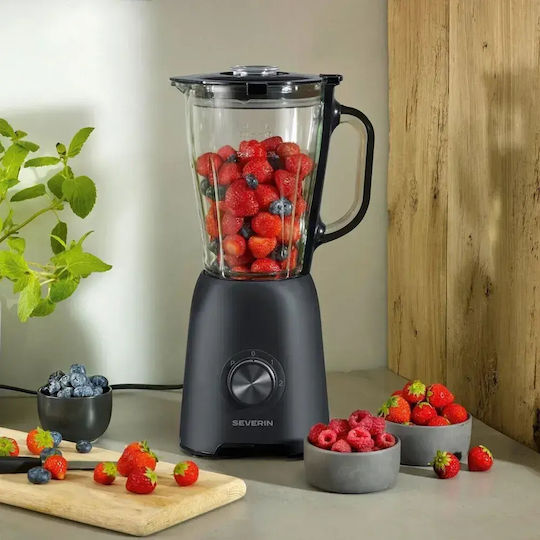 Severin Μπλέντερ με Πλαστική Κανάτα 1.5 lt 600W Μαύρο