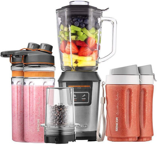 Sencor Blender with Tritan Jug 900 ml 800W Silver SBL 7570SS