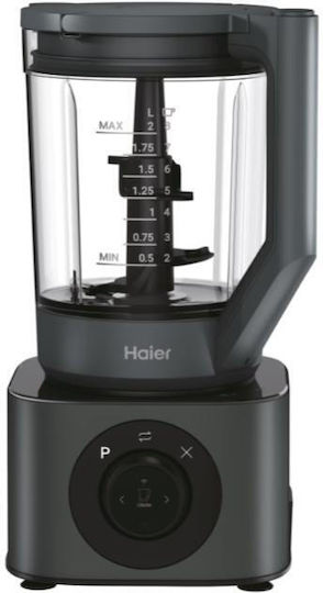 Haier Μπλέντερ με Πλαστική Κανάτα 2 lt Γκρι