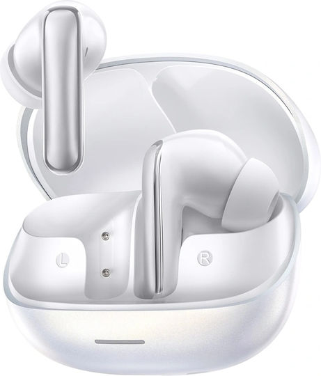 QCY MeloBuds N65 Bluetooth Handsfree Headphones with Sweat Resistance and Charging Case White