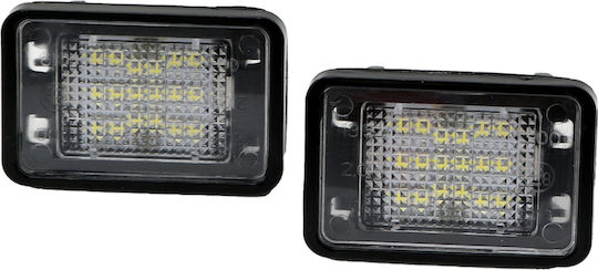 Mercedes-Benz GLK LED License Plate Lights Set 2 Pieces