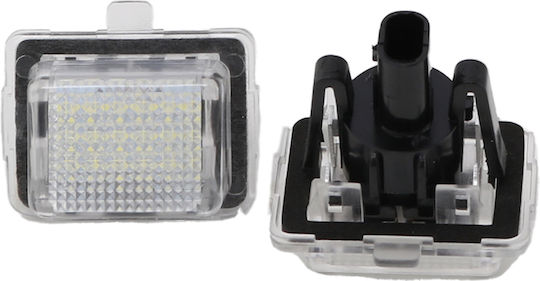 Mercedes-Benz License Plate Lights LED C Class E Class S 2 Pieces