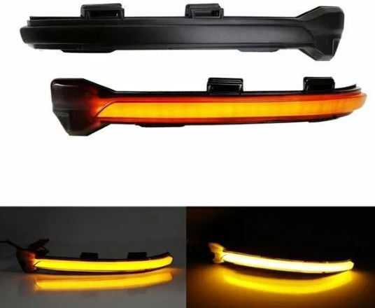 Getönte Blitzlicht LED Sitz Toledo Skoda Fabia Schnell 2 Stück