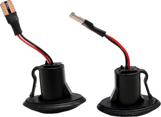Tinted Flash LED Fiat 500 2009 Set of 2 Pieces