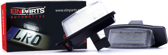 Einparts LED License Plate Lights Mitsubishi Outlander 2 Pieces