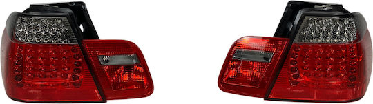 Πίσω Φανάρια Led Bmw E46 Sedan 1998-2001 Φιμέ Φλάς Σετ 2τμχ Rb21lrb