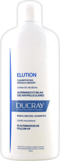 Ducray Elution Шампоан за Чувствителен Скалп против Пърхот за Всички Типове Коса 400ml