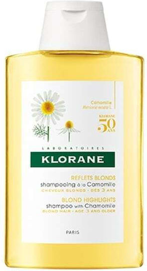 Klorane Chamomile за Руси Кичури Шампоан Възстановяване/Подхранване и Обем за Оцветени Коса 200ml