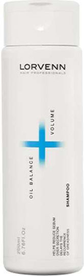 Lorvenn Oil Balance+ Volume Shampoos Glanz für Ölig Haare 200ml