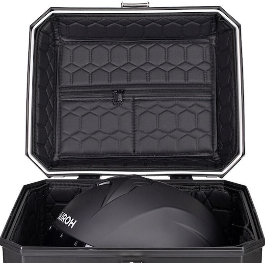 Black One Motorcycle Top Case 45lt Black